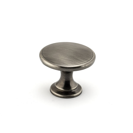 Richelieu BP881242: 1-3/4" Marseille Cabinet Knob - Brushed Pewter
