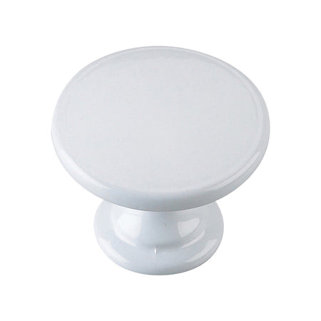 Richelieu BP88130: 1-3/4" Marseille Cabinet Knob - White