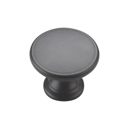 Richelieu BP88190: 1-3/4" Marseille Cabinet Knob - Black