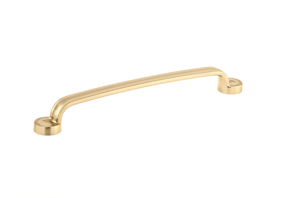 Richelieu BP8855192160: 192mm cc Arezzo Cabinet Pull - Satin Brass