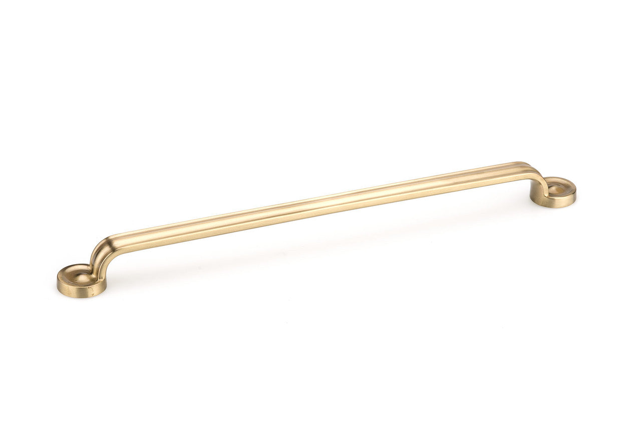 Richelieu BP8855320160: 320mm cc Arezzo Cabinet Pull - Satin Brass