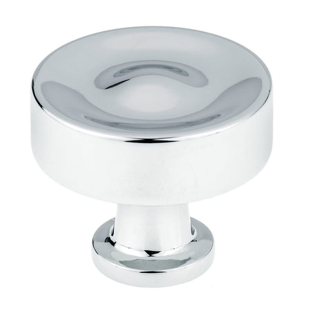 Richelieu BP885535140: 1-3/8" Arezzo Round Cabinet Knob - Chrome
