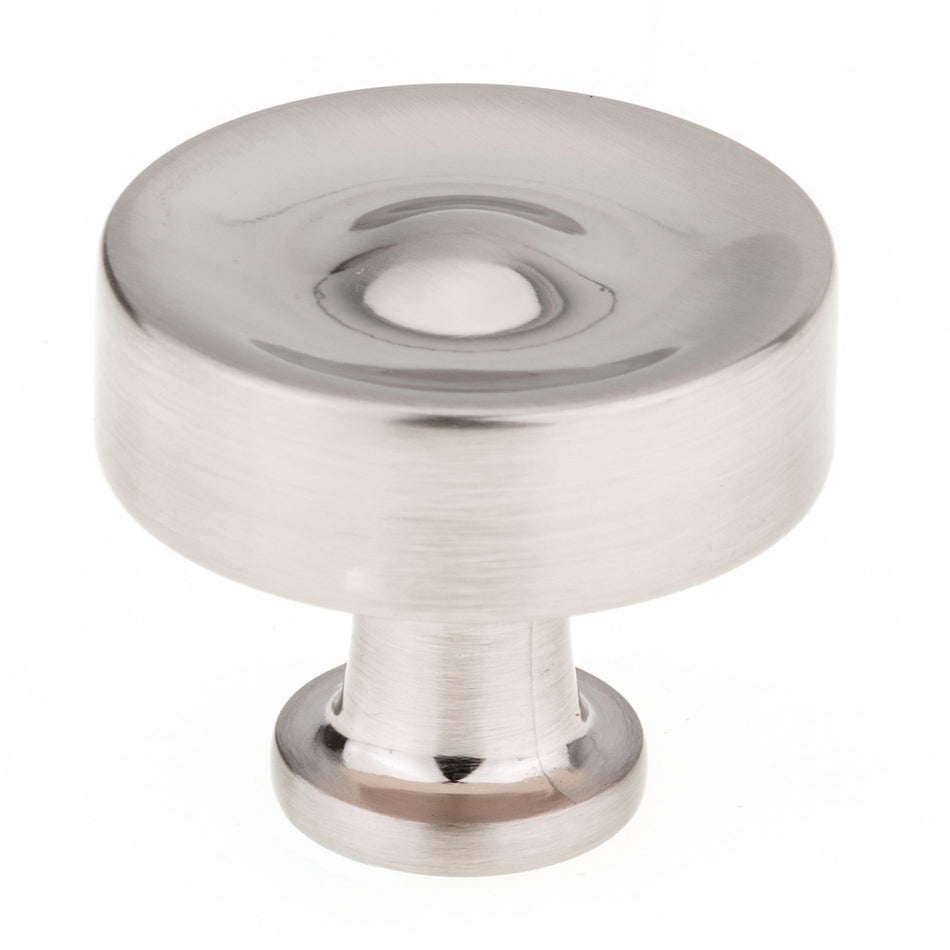 Richelieu BP885535195: 1-3/8" Arezzo Cabinet Knob - Brushed Nickel
