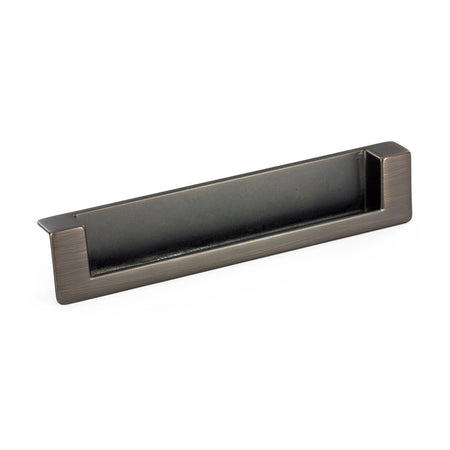 Richelieu BP897128BORB: 5" cc Contemporary Cabinet Pull - Brushed Oil Rubbed Bronze