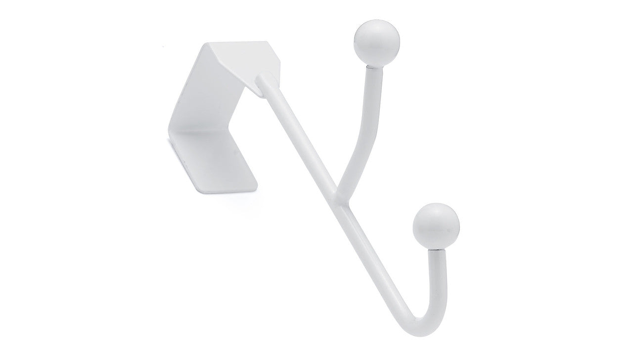 Richelieu BP8980130: 6" Utility Single Over The Door Hook - White