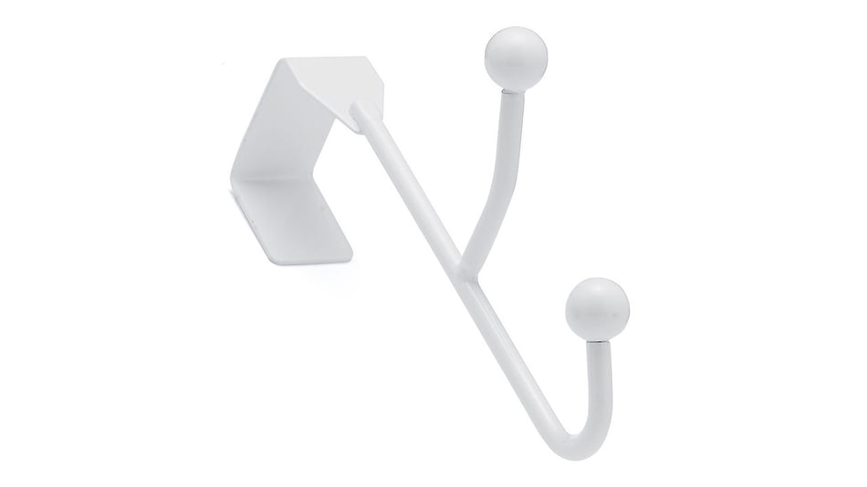 Richelieu BP8980130: 6" Utility Single Over The Door Hook - White