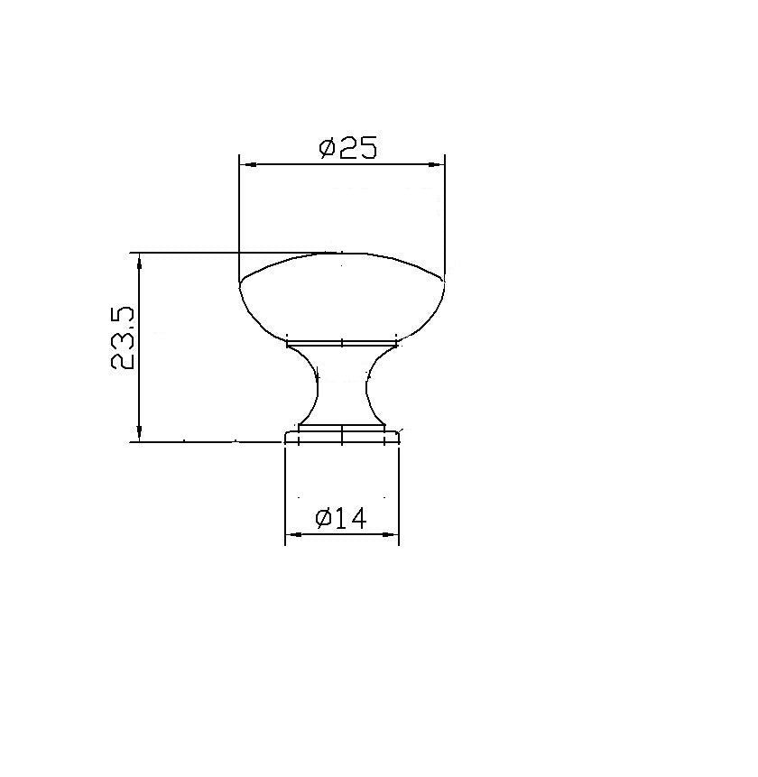 Richelieu BP904125160: 1" Copperfield Cabinet Knob - Satin Gold