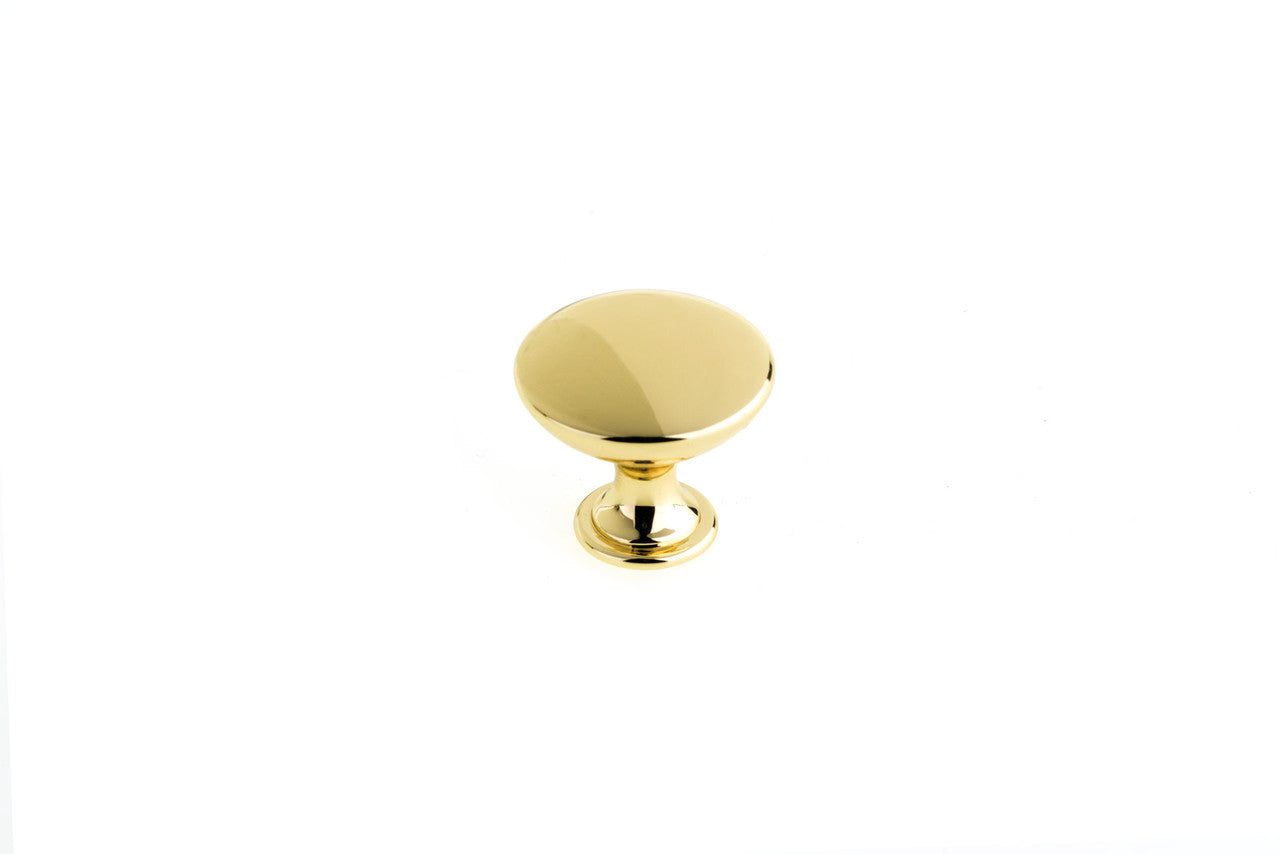Richelieu BP904125160: 1" Copperfield Cabinet Knob - Satin Gold