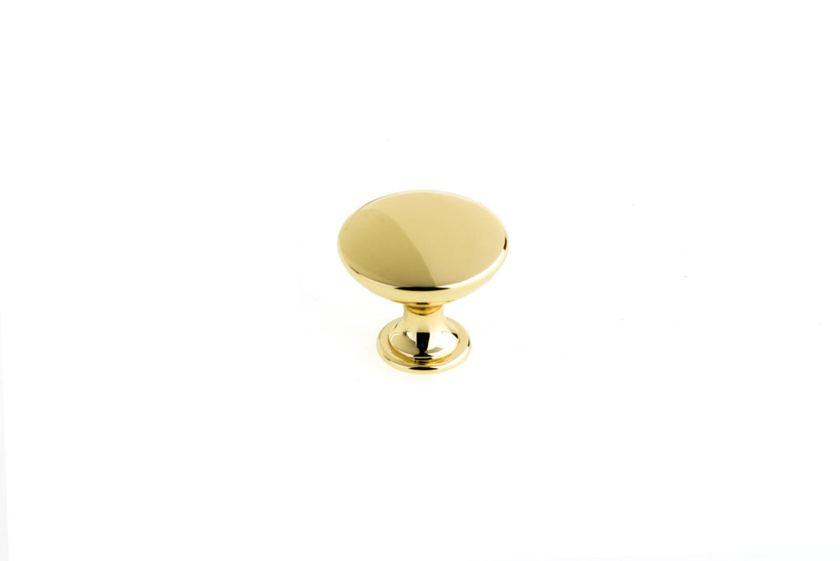 Richelieu BP904125160: 1" Copperfield Cabinet Knob - Satin Gold