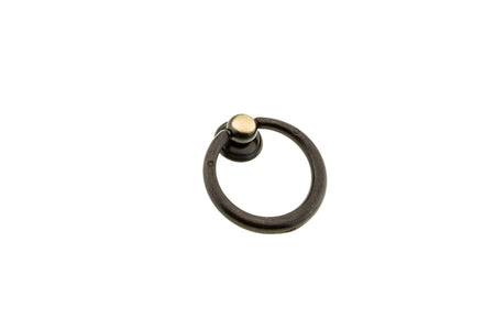 Richelieu BP920240164: 45mm Traditional Ring Cabinet Pull - Satin Bronze