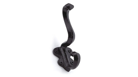 Richelieu BP92346900: 4-5/8" Classic Forged Iron Double Wall Hook - Matte Black