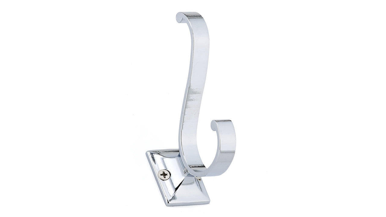 Richelieu BP92443140: 3-5/8" Transitional Double Wall Hook - Polished Chrome