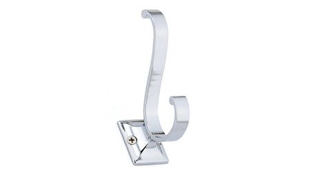 Richelieu BP92443140: 3-5/8" Transitional Double Wall Hook - Polished Chrome