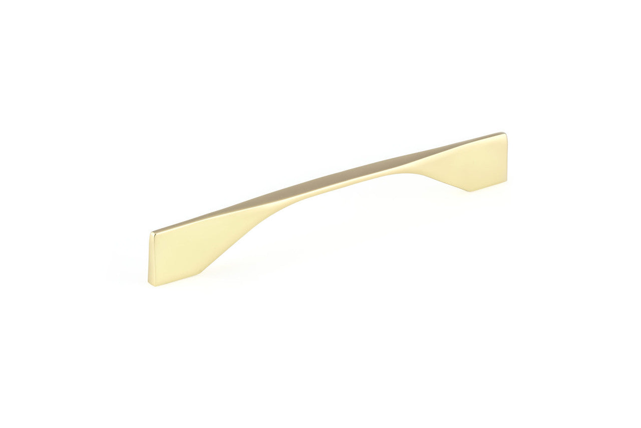 Richelieu BP9253192165: 160mm cc to 192mm cc Creston Cabinet Pull - Brushed Gold