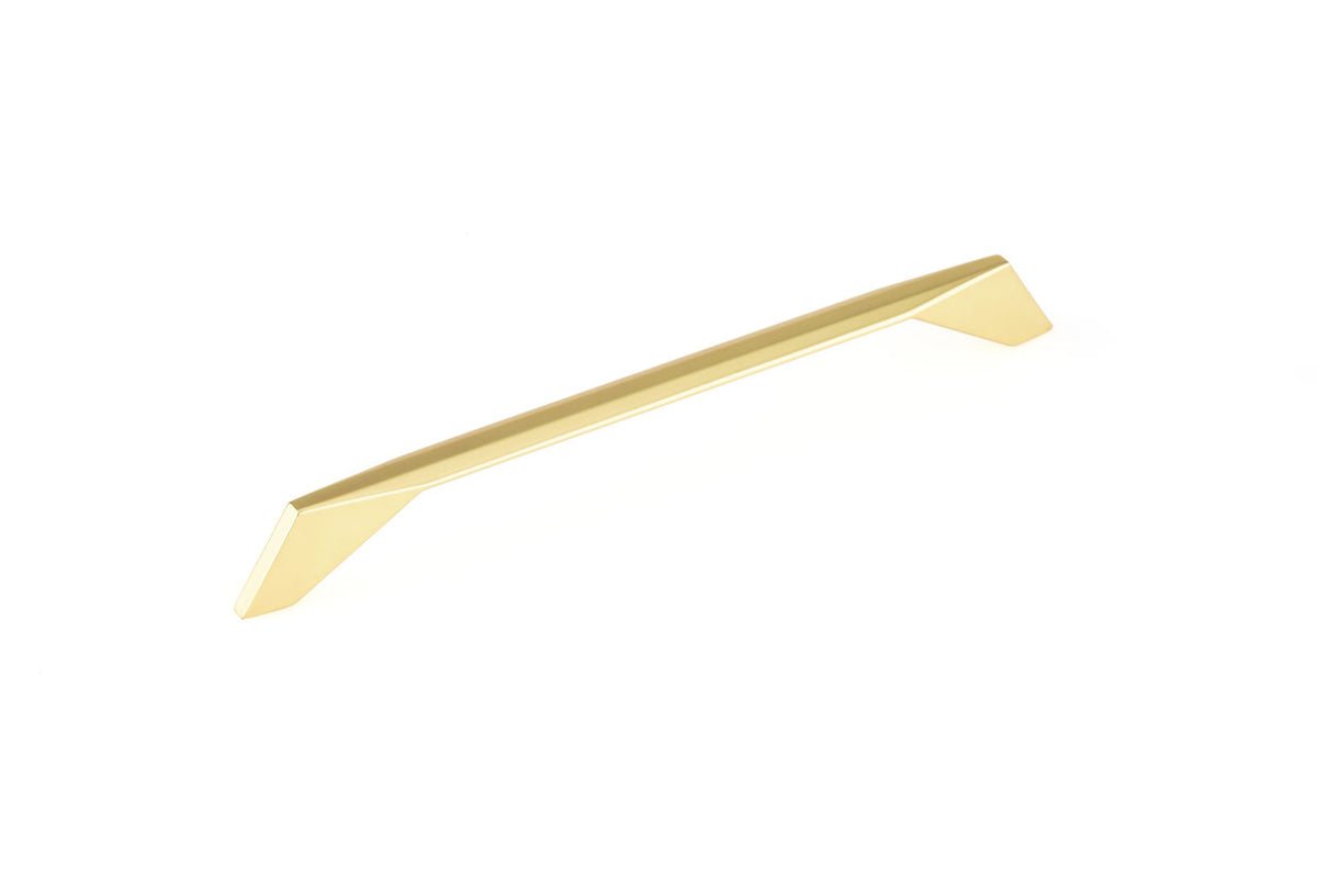 Richelieu BP9256224165: 224mm cc Masset Cabinet Pull - Brushed Gold