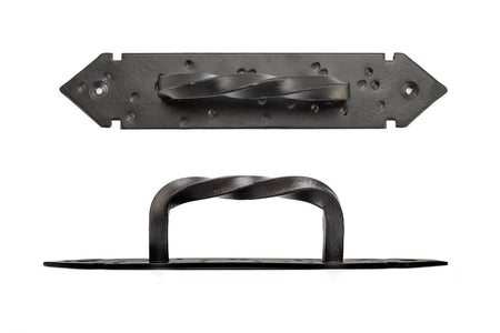 Richelieu BP9468207900: 207mm cc Traditional Forged Iron Door Pull - Matte Black