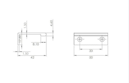 Richelieu BP989833166: 33mm cc Lincoln Edge Cabinet Pull - Satin Gold