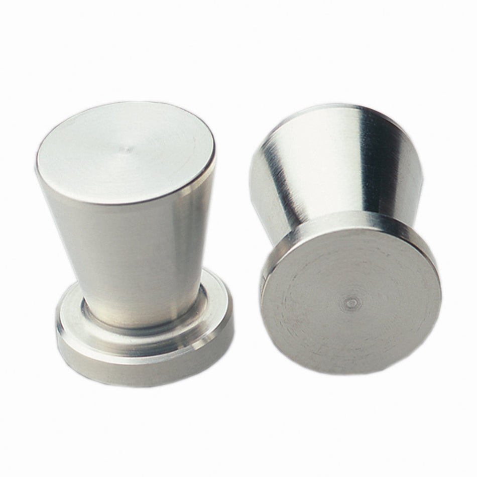 Richelieu D032015: 5/8" Mornac Glue-On-Glass Cabinet Knob (pair) - Stainless Steel