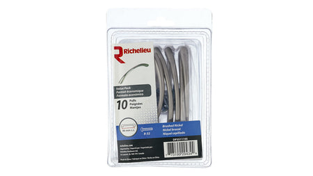 Richelieu DP3511195: 96mm cc Utopia Cabinet Pull (10-pack) - Brushed Nickel