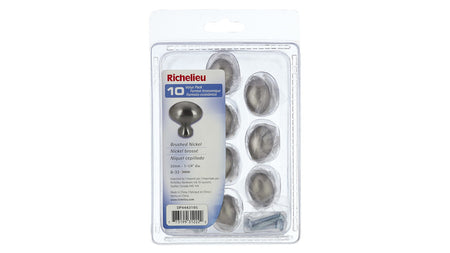 Richelieu DP4443195: 30mm Olinville Cabinet Knob (10-pack) - Brushed Nickel