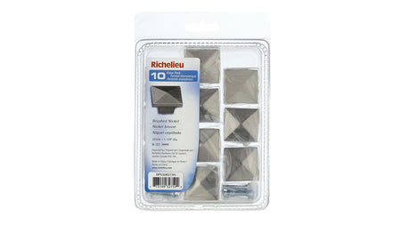 Richelieu DP53082195: 32mm McKenzie Cabinet Knob (10-pack) - Brushed Nickel