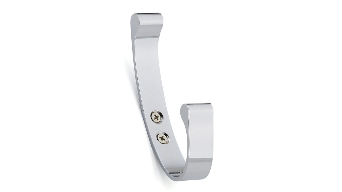 Richelieu NH013200140: 5" Contemporary Double Wall Hook - Polished Chrome