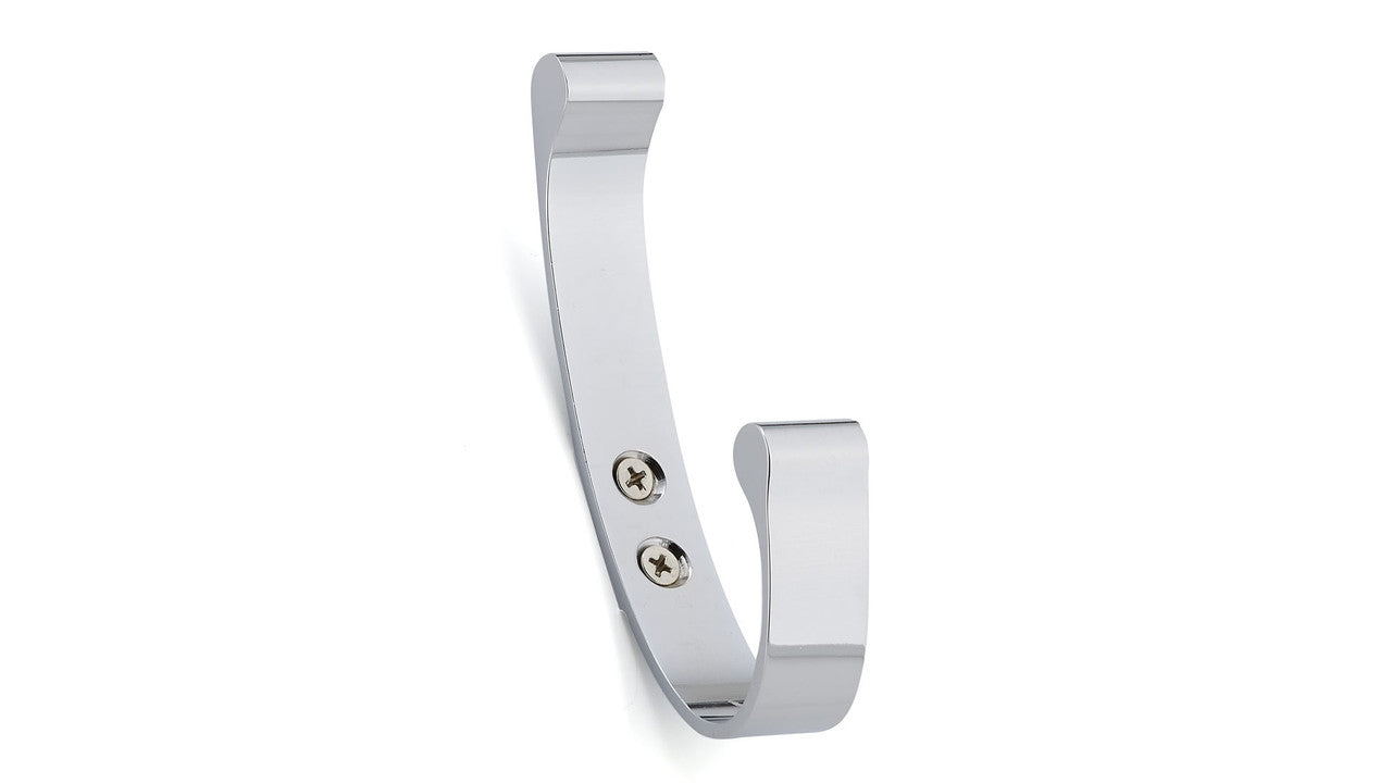 Richelieu NH013200140: 5" Contemporary Double Wall Hook - Polished Chrome