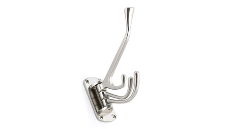 Richelieu NH027300195: 4-7/8" Utility Triple Swivel Wall Hook - Brushed Nickel