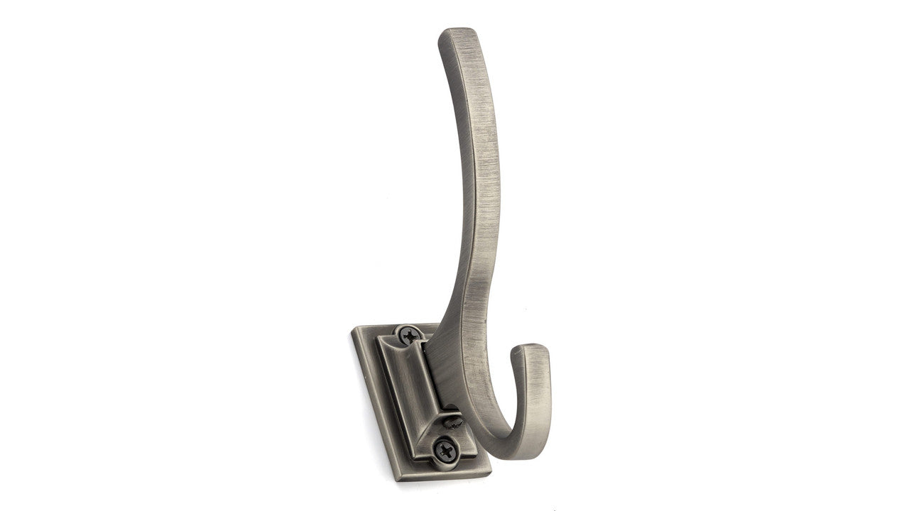 Richelieu NH1233021143: 5" Transitional Double Wall Hook - Antique Nickel