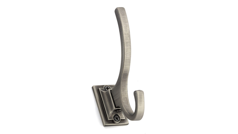 Richelieu NH1233021143: 5" Transitional Double Wall Hook - Antique Nickel