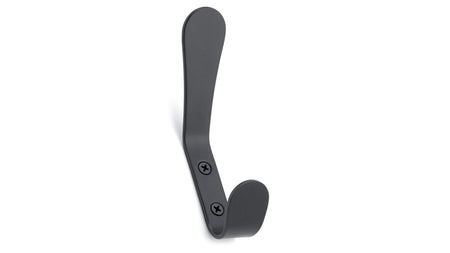 Richelieu NH125302190: 4-7/8" Contemporary Double Wall Hook - Black