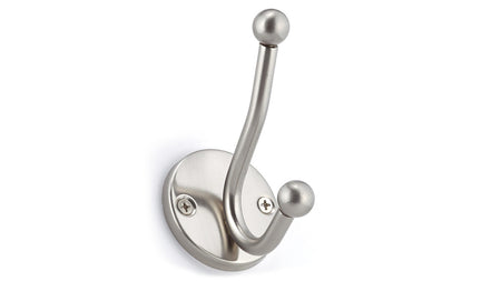 Richelieu NH2143021195: 3-7/8" Utility Double Wall Hook - Brushed Nickel