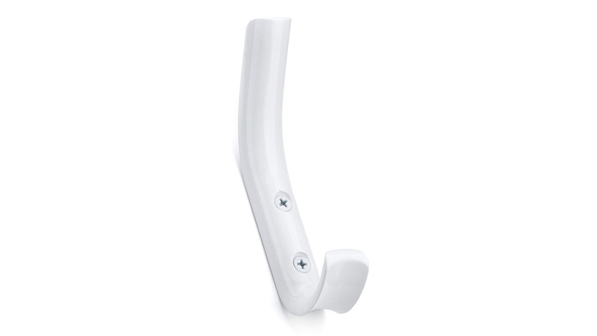 Richelieu RH115302130: 4-3/8" Contemporary Double Wall Hook - White