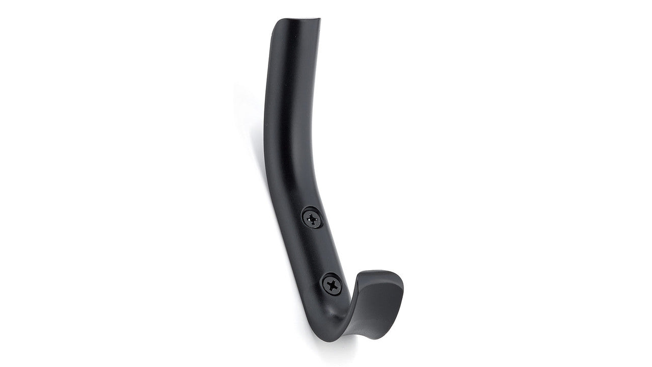 Richelieu RH115302190: 4-3/8" Contemporary Double Wall Hook - Black