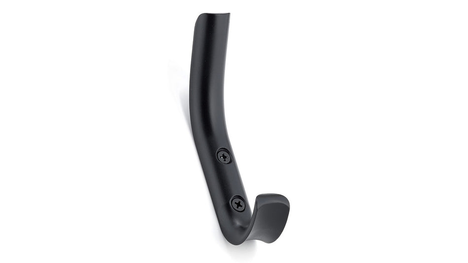 Richelieu RH115302190: 4-3/8" Contemporary Double Wall Hook - Black
