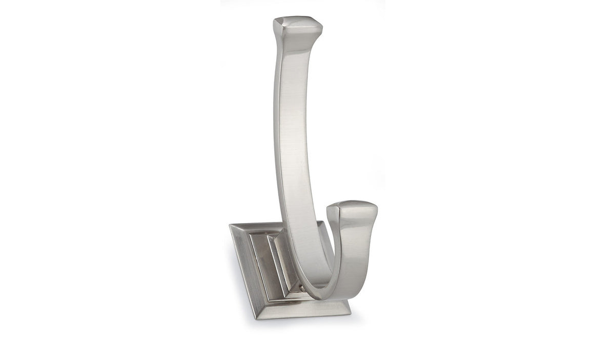 Richelieu RH1173021195: 5-1/8" Transitional Double Wall Hook - Brushed Nickel