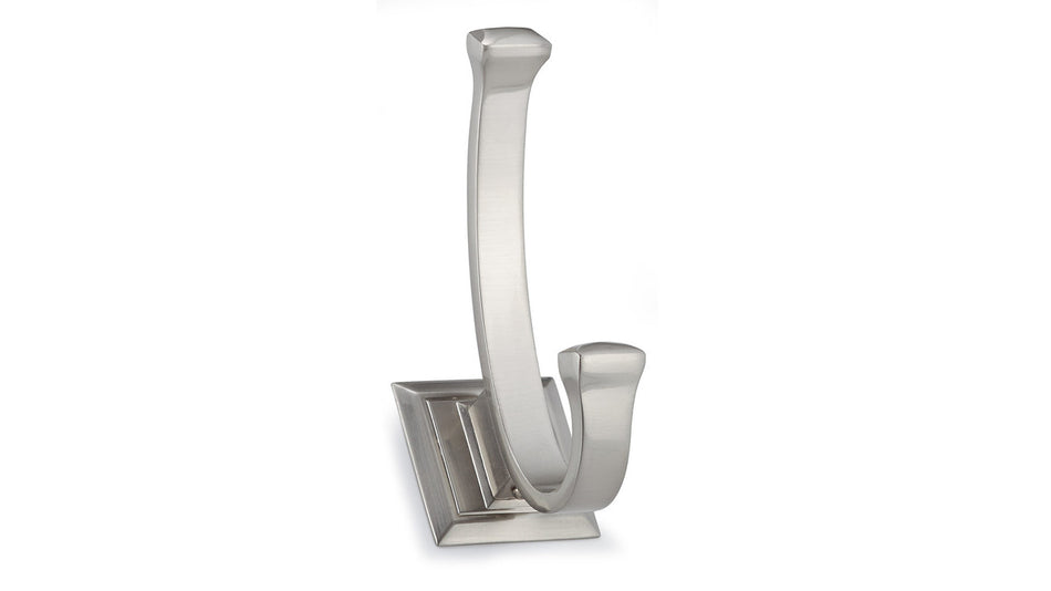 Richelieu RH1173021195: 5-1/8" Transitional Double Wall Hook - Brushed Nickel