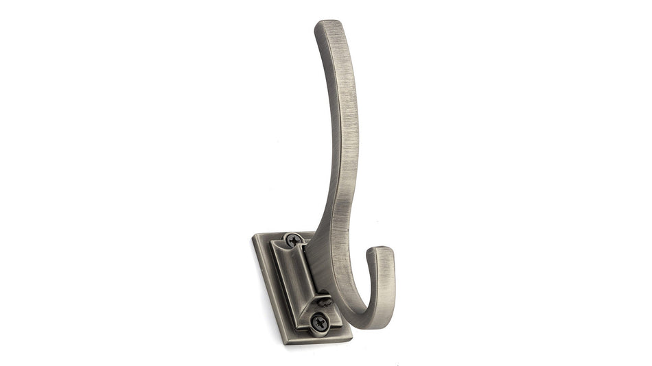 Richelieu RH1233021143: 5" Transitional Double Wall Hook - Antique Nickel