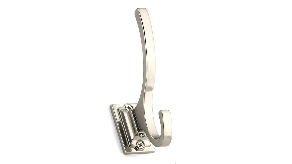 Richelieu RH1233021195: 5" Transitional Double Wall Hook - Brushed Nickel