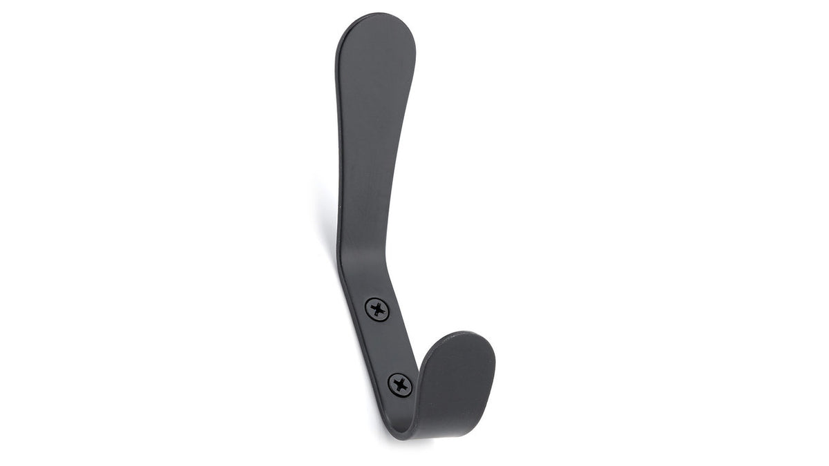 Richelieu RH125302190: 4-7/8" Contemporary Double Wall Hook - Black