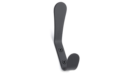Richelieu RH125302190: 4-7/8" Contemporary Double Wall Hook - Black
