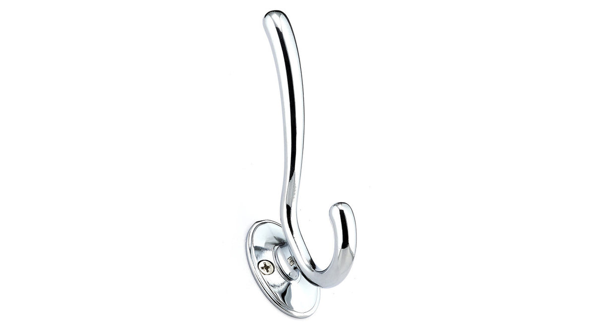 Richelieu RH1473021140: 5" Transitional Double Wall Hook - Polished Chrome