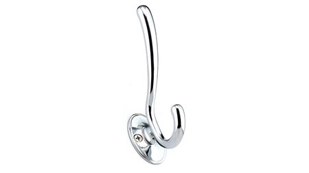 Richelieu RH1473021140: 5" Transitional Double Wall Hook - Polished Chrome