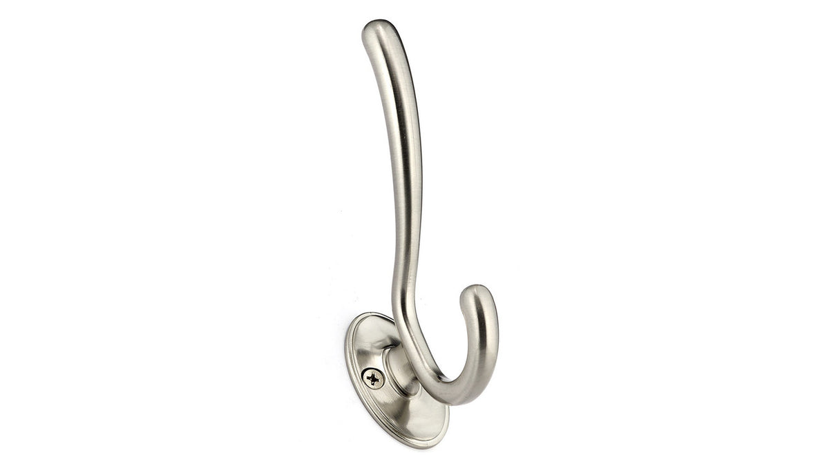 Richelieu RH1473021195: 5" Transitional Double Wall Hook - Brushed Nickel