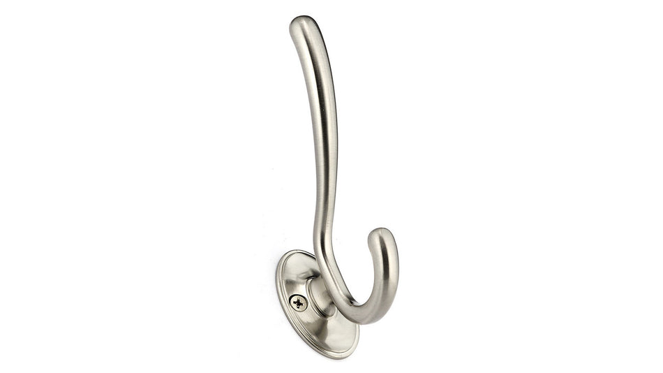 Richelieu RH1473021195: 5" Transitional Double Wall Hook - Brushed Nickel