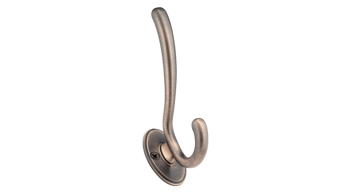 Richelieu RH1473021BORB: 5" Transitional Double Wall Hook - Brushed Oil Rubbed Bronze