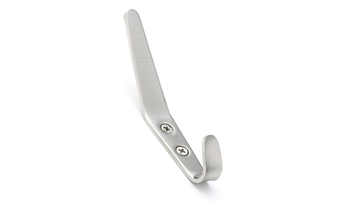 Richelieu RH1513021195: 4-3/4" Contemporary Double Wall Hook - Brushed Nickel