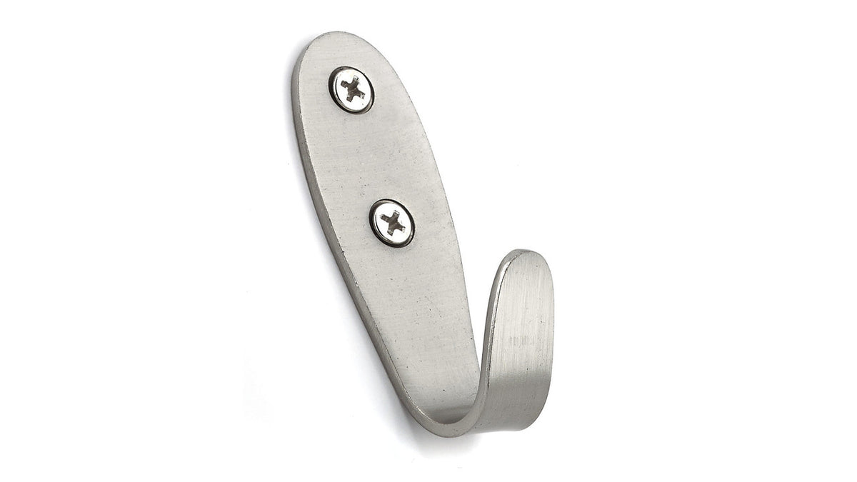 Richelieu RH3403301195: 3" Utility Single Wall Hook - Brushed Nickel