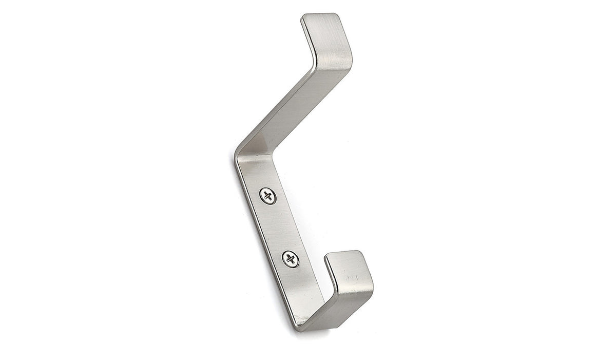 Richelieu RH3603301195: 4-3/8" Utility Double Wall Hook - Brushed Nickel