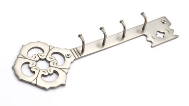 Richelieu T5610184: 8-7/8" Utility Quad Key Hook - Matte Nickel